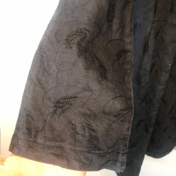 Long Sleeve Elegant Vintage Women's Fitted Black Cardigan Size S Button-Up - Picture 3 of 9